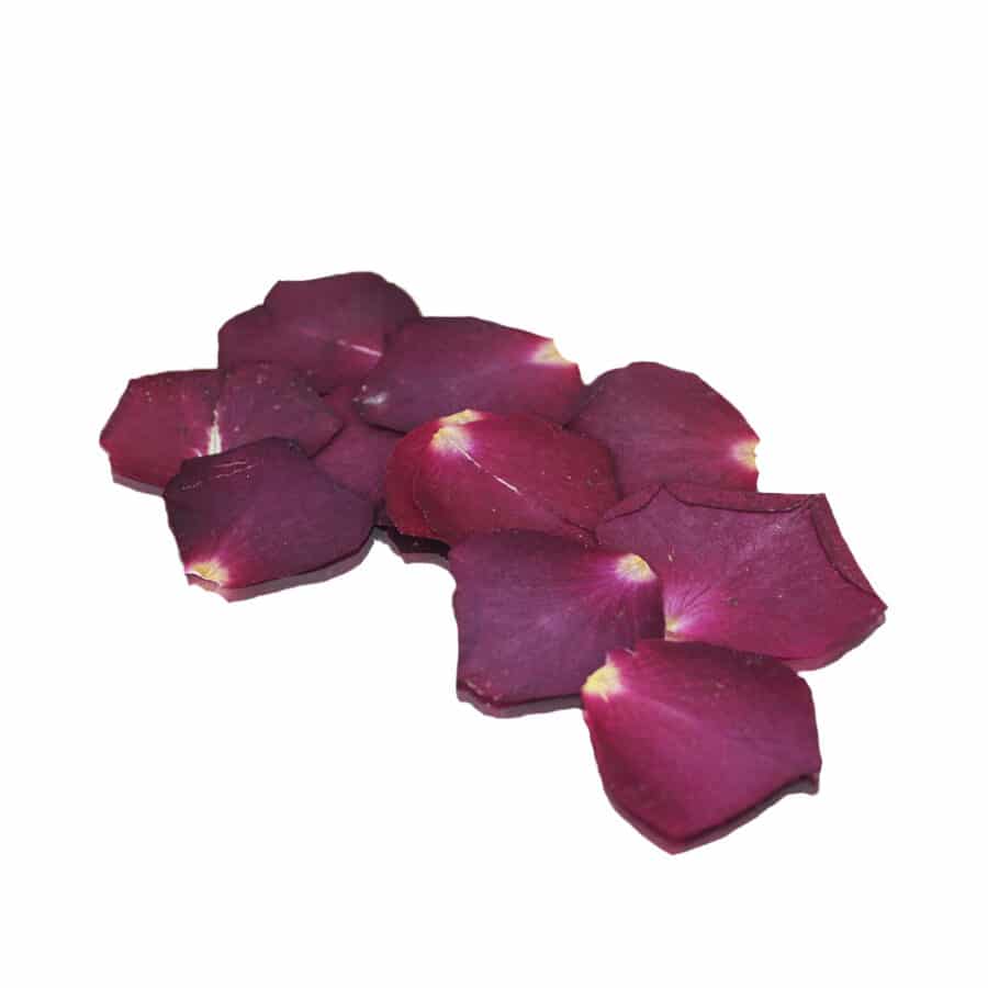 pressed red roses edible flowers
