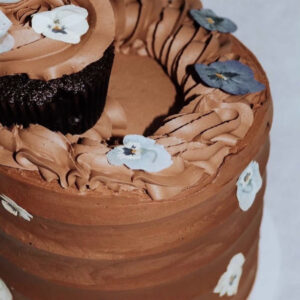 Pressed Flower Cake